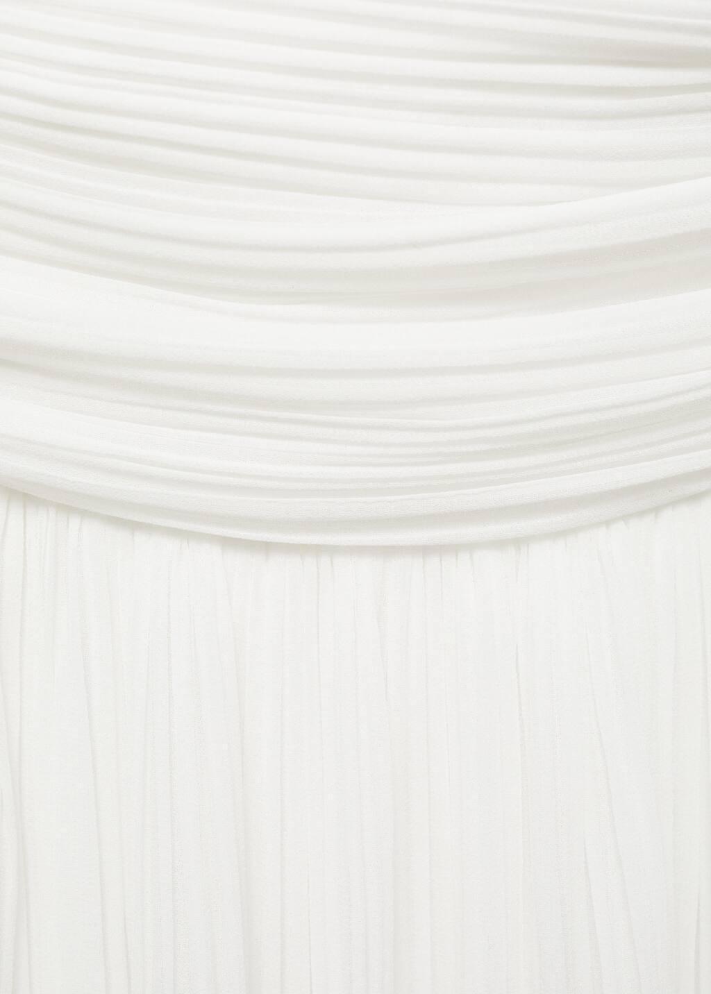 White Cutout Bardot Maxi Dress, , large image number 2