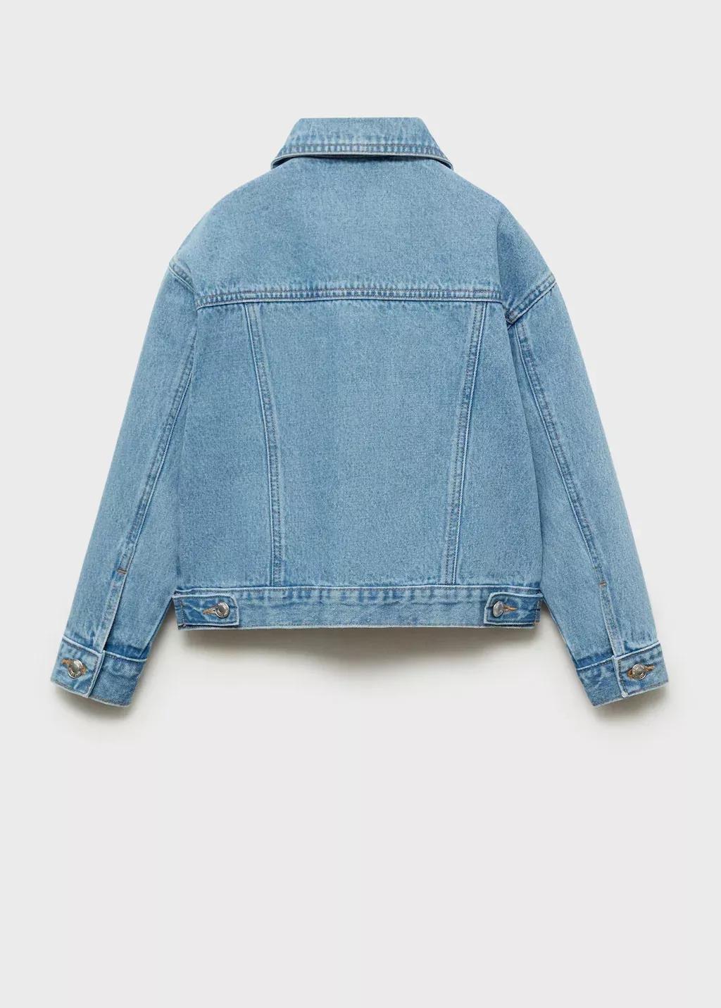 Blue Denim Jacket Medium, Kids Girls, , large image number 1