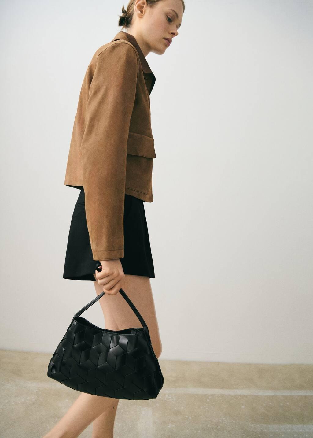 Brown Chest-Pocket Suede Jacket, , large image number 3