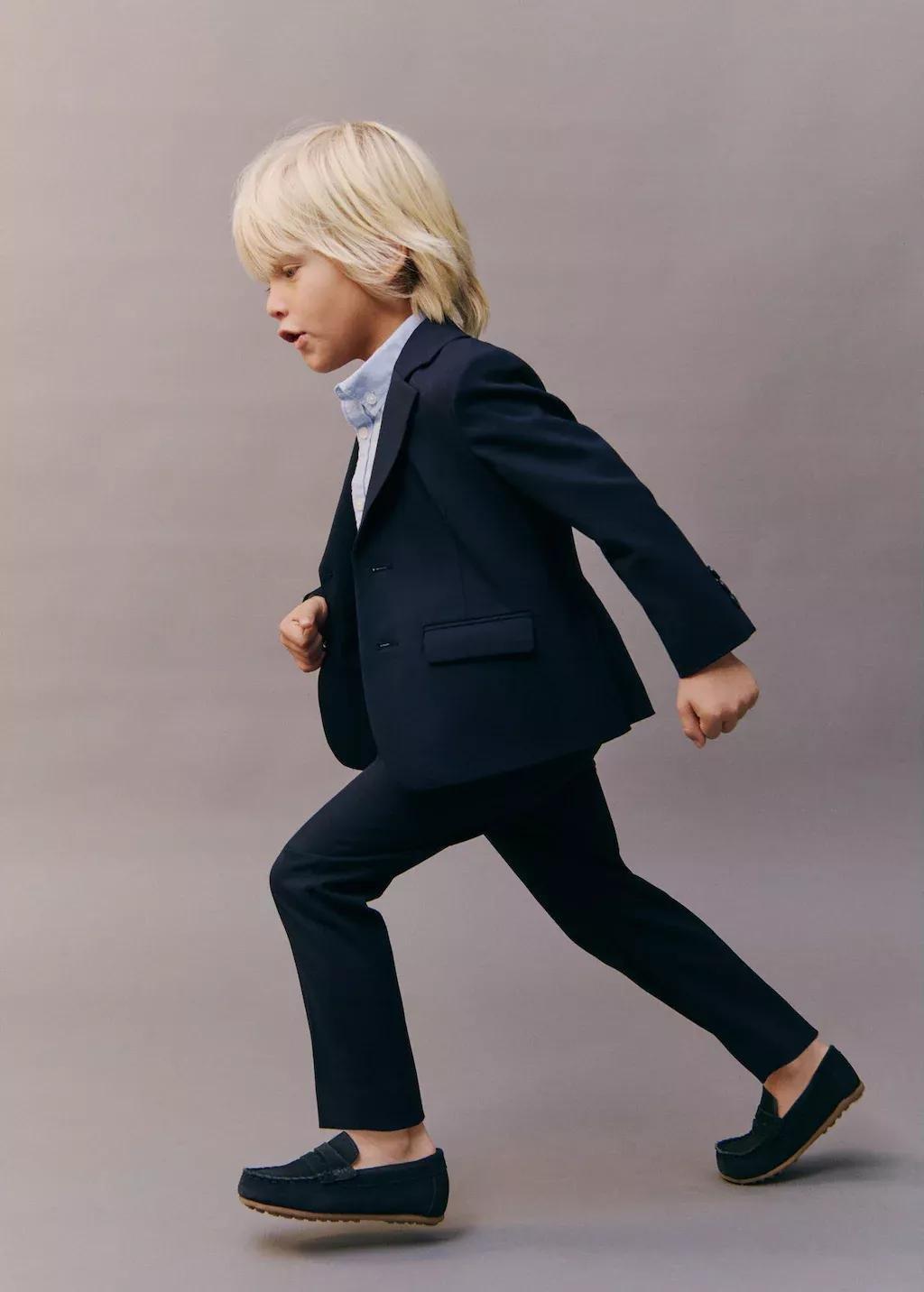Navy Classic Blazer Regular, Kids Boys, , large image number 3