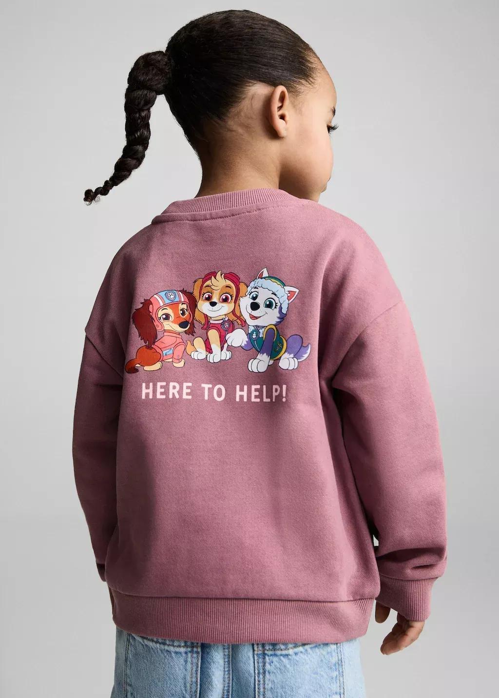 Burgundy Paw Patrol Embroidered Hoodie, Kids Girls, , large image number 3