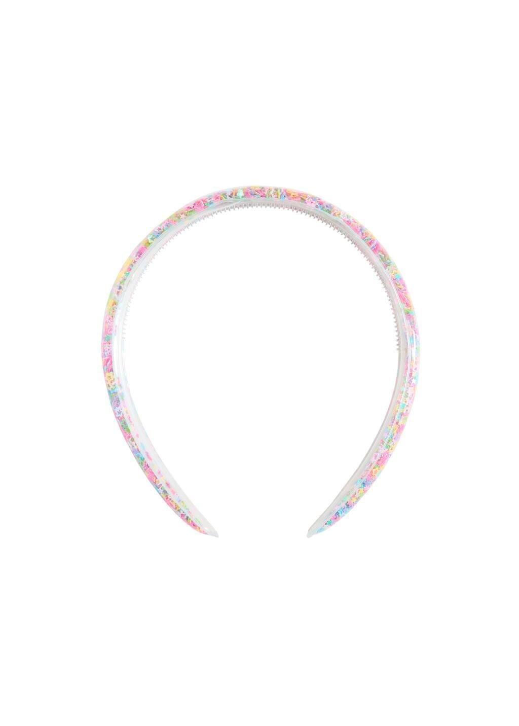 Pink Stars Hairband, Pink, large image number 2