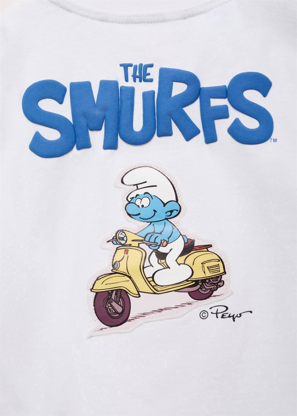 NATURAL WHITE Smurfs t-shirt, Baby Boy, , large image number 2