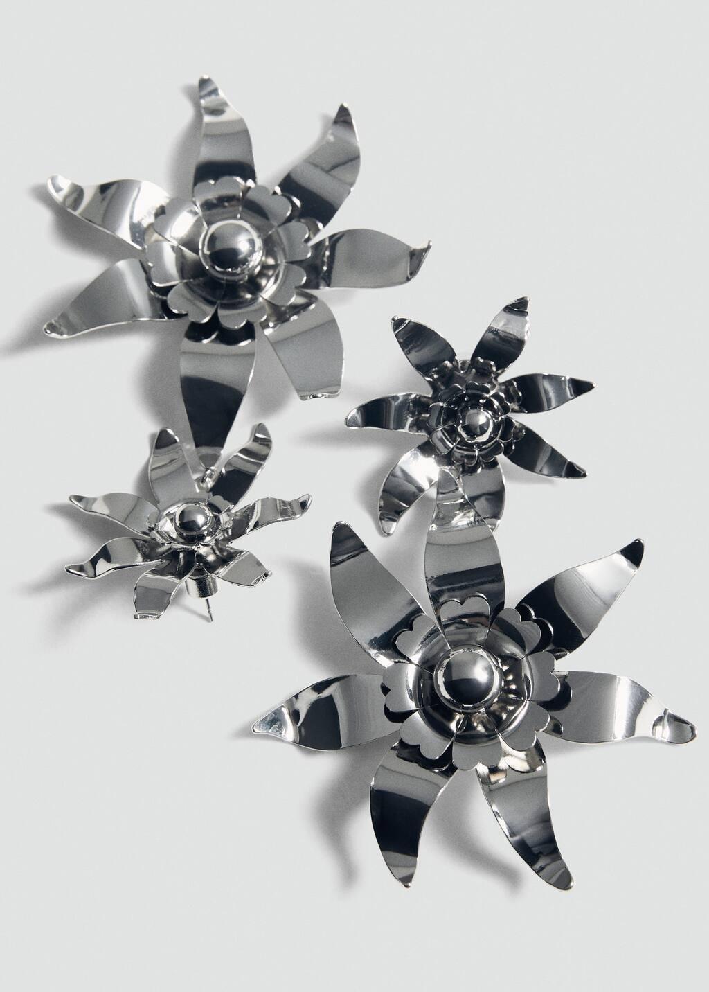 Silver Unisex Earrings, 0201_PL, large image number 1