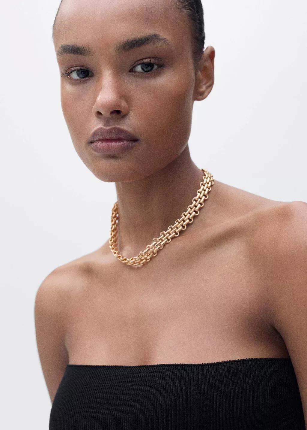 Black Bandeau Top With Knot Detail, , large image number 1