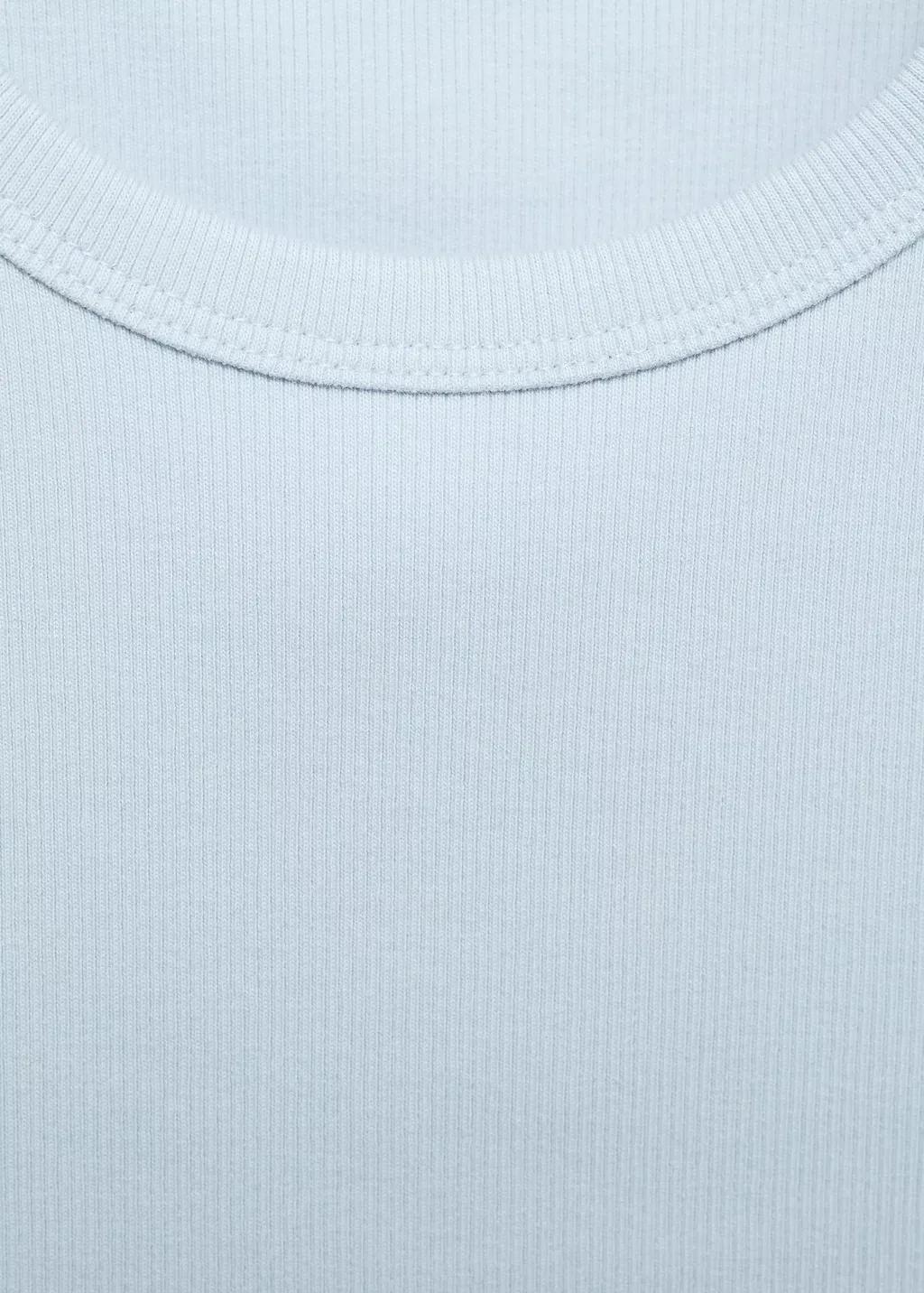 LT-PASTEL BLUE Knitted cropped top, Kids Girl, , large image number 2