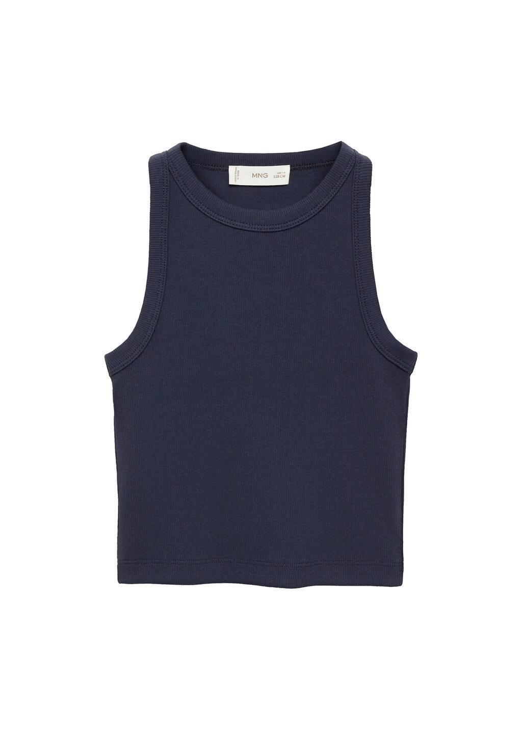 NAVY Knitted cropped top, Kids Girl, , large image number 3