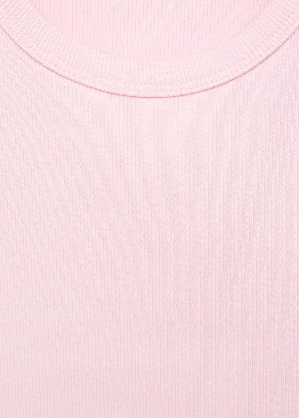 PINK Knitted cropped top, Kids Girl, , large image number 2