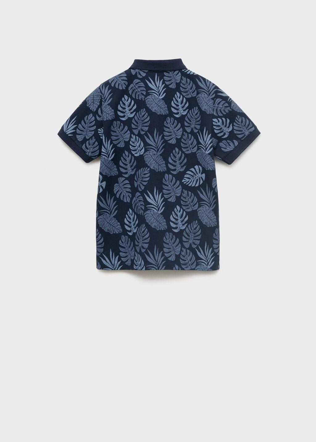 NAVY Printed cotton polo shirt, Kids Boy, , large image number 1
