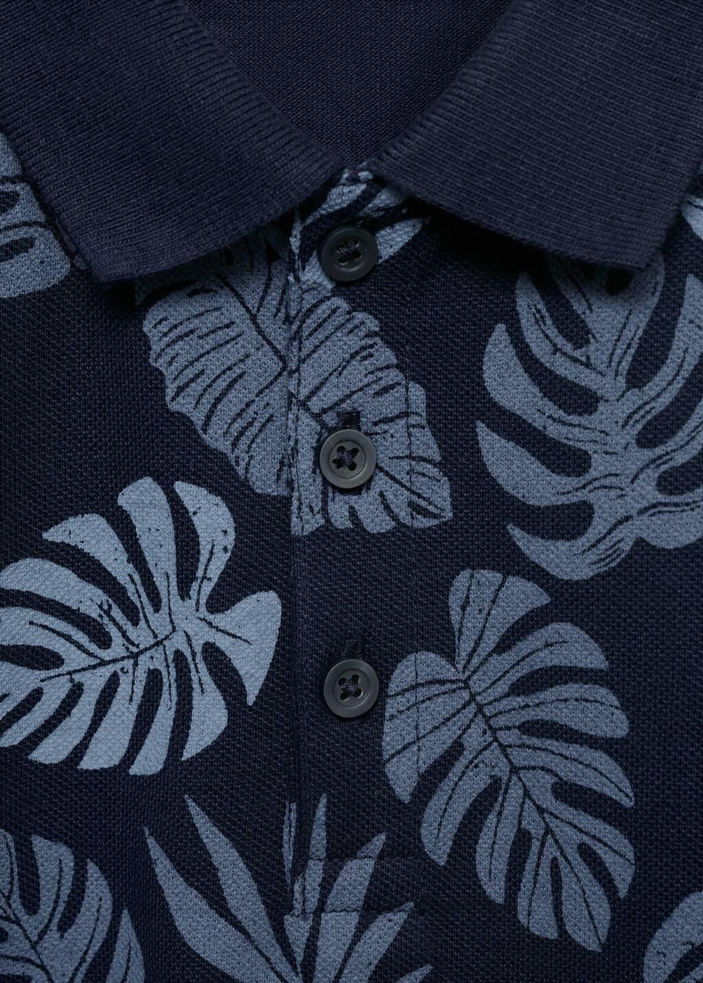 NAVY Printed cotton polo shirt, Kids Boy, , large image number 2