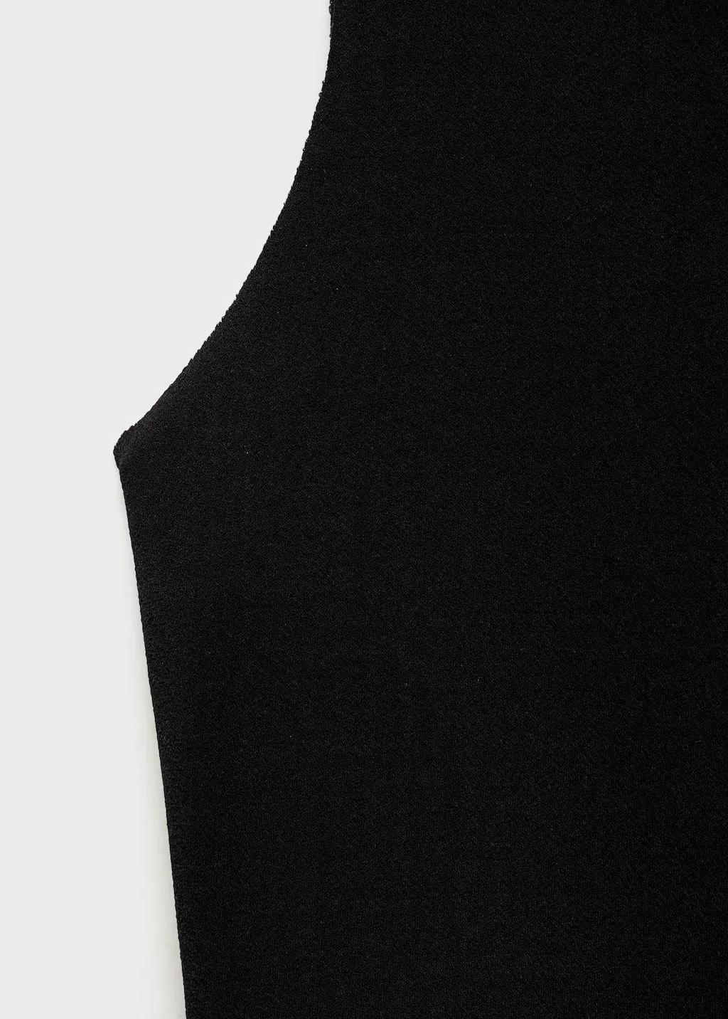 Black Boat-Neck Knitted Dress, , large image number 2