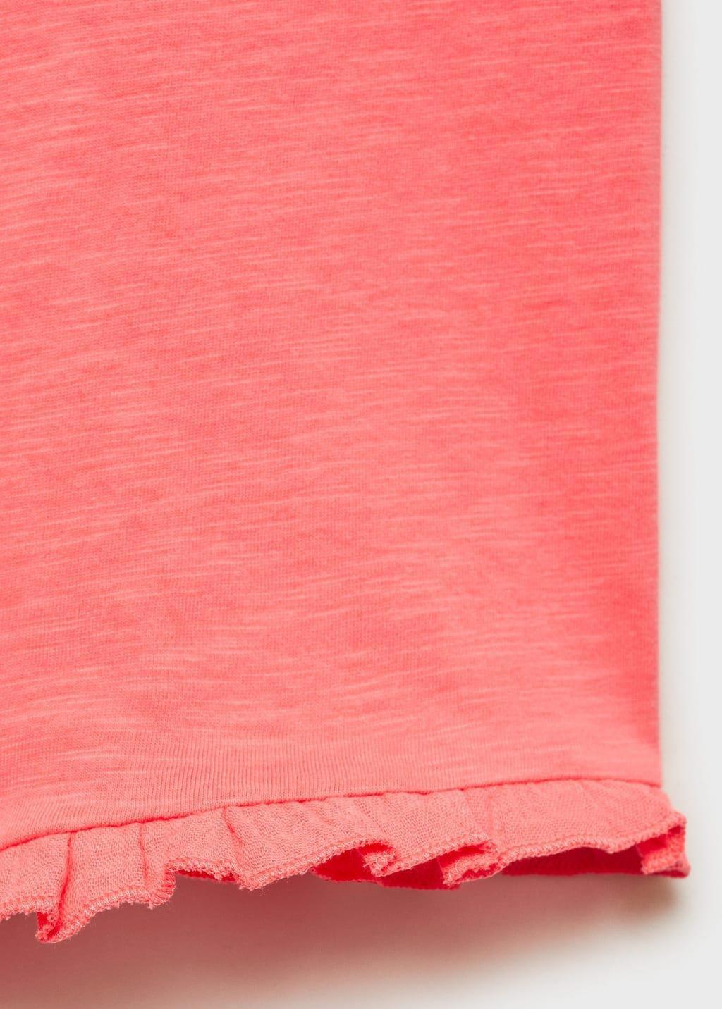 Red Short Jumpsuit With Bow Detail, Baby Girl, , large image number 2