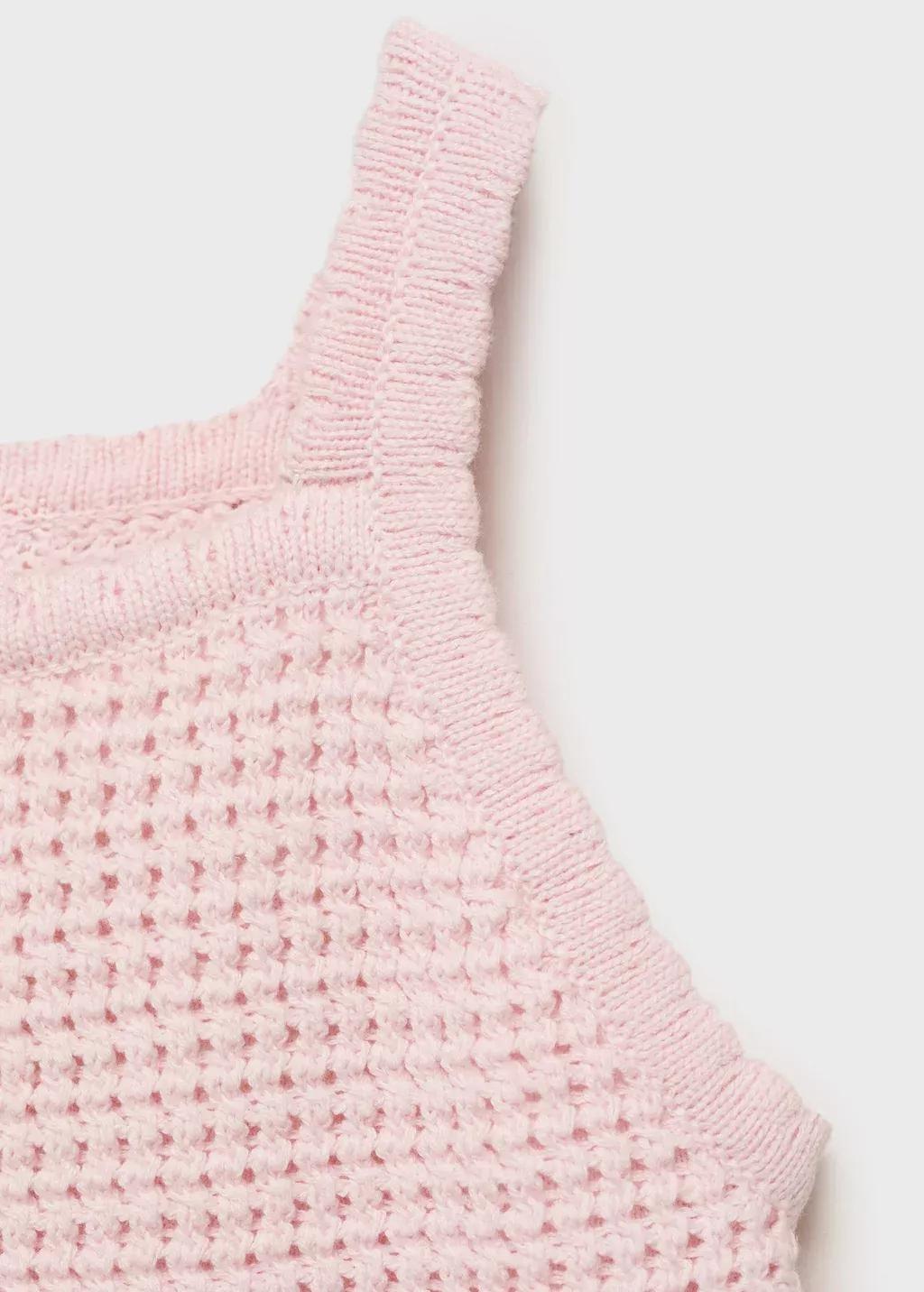 Pink Lt Pastel Buttoned Knit Top, Kids Girl, , large image number 2