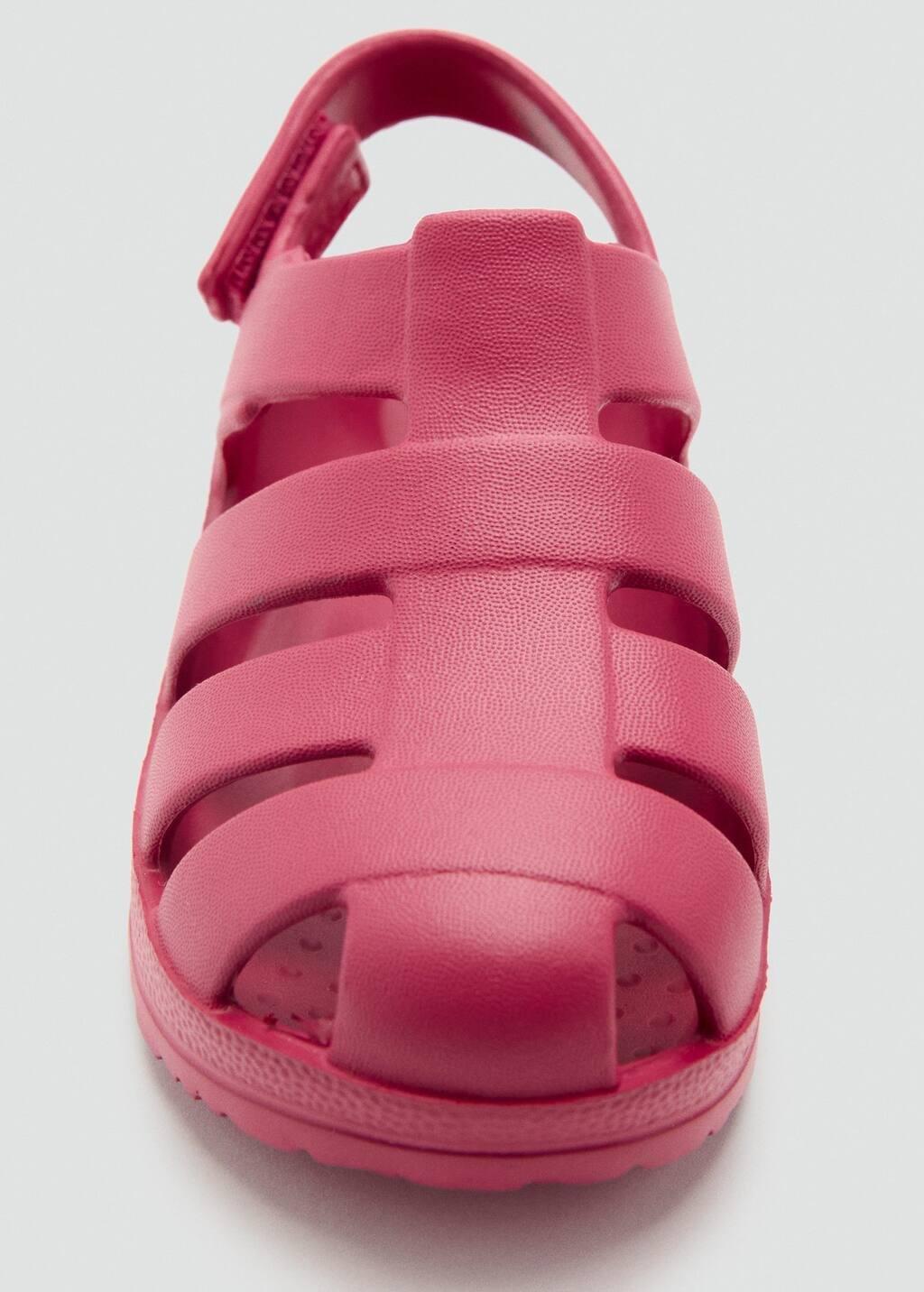 Red Crab Sandals, Baby Girl, , large image number 4