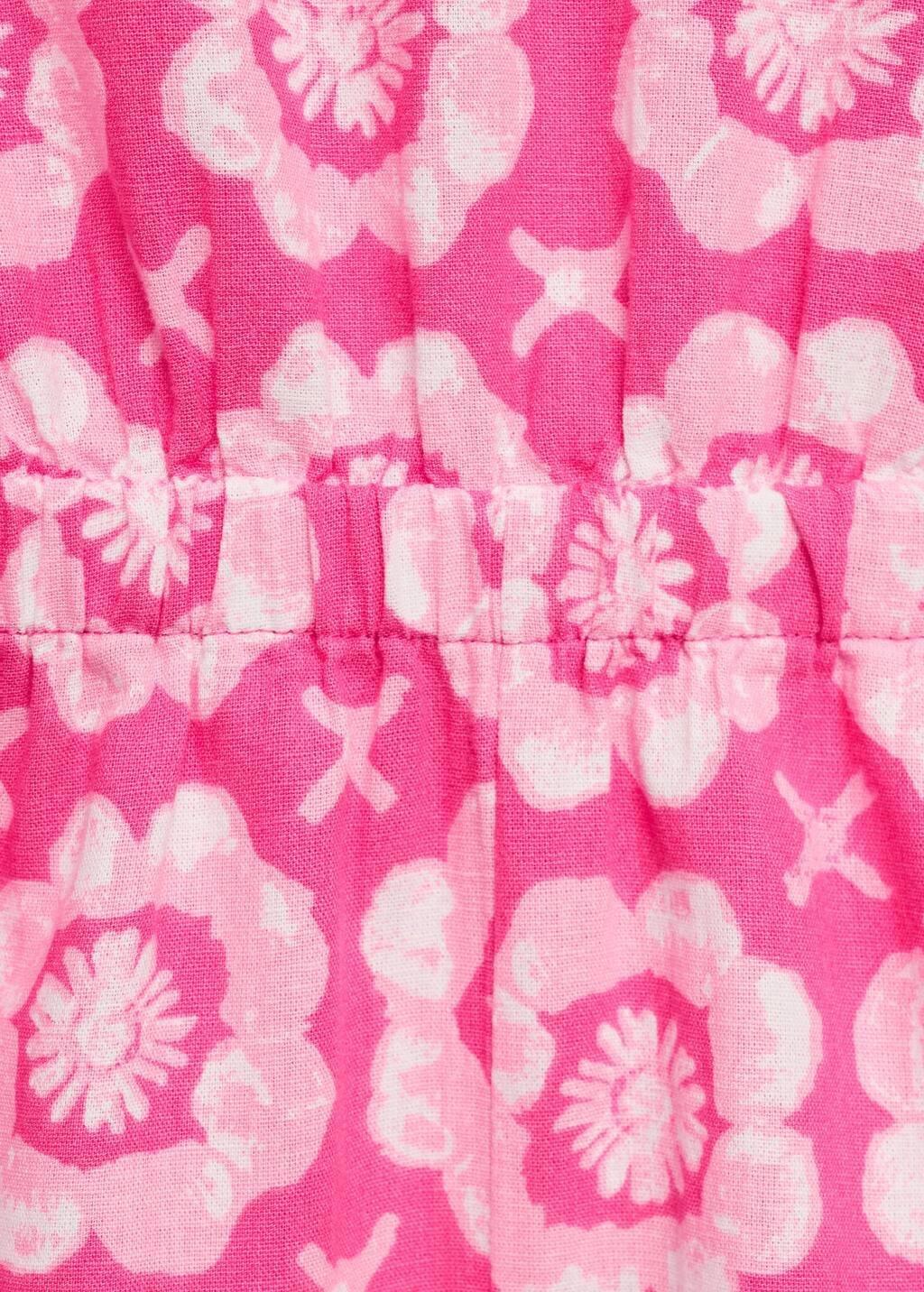 PINK Linen-blend printed jumpsuit, Kids Girl, , large image number 2