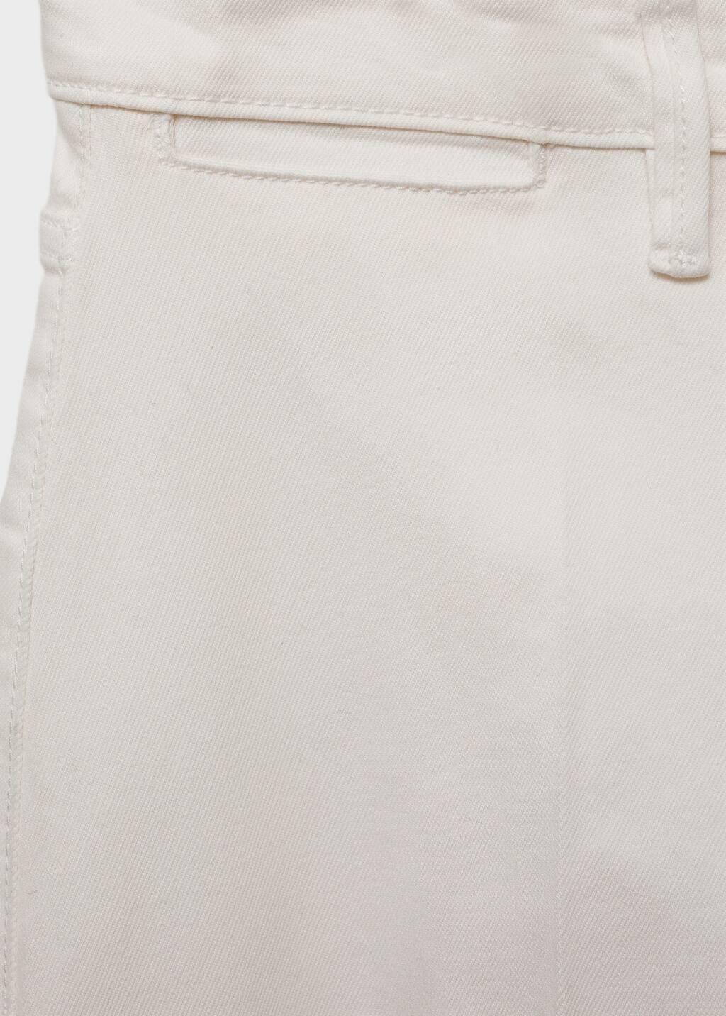 WHITE High-rise wideleg jeans, , large image number 5