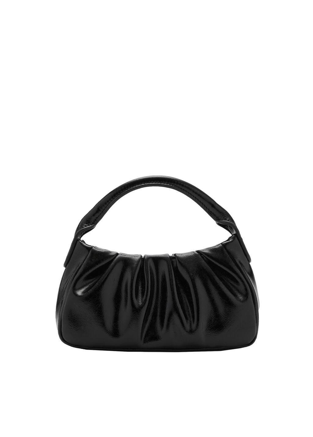 Black Quilted Chain Bag, 0201_99, large image number 3
