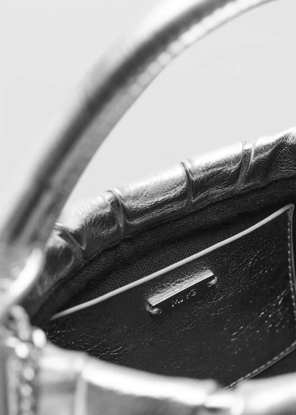 Silver Quilted Chain Bag, 0201_PL, large image number 2