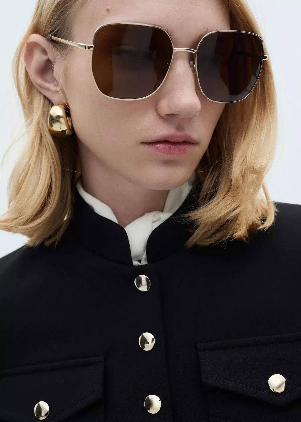 Black Jacket Pockets With Button Detail, , large image number 5
