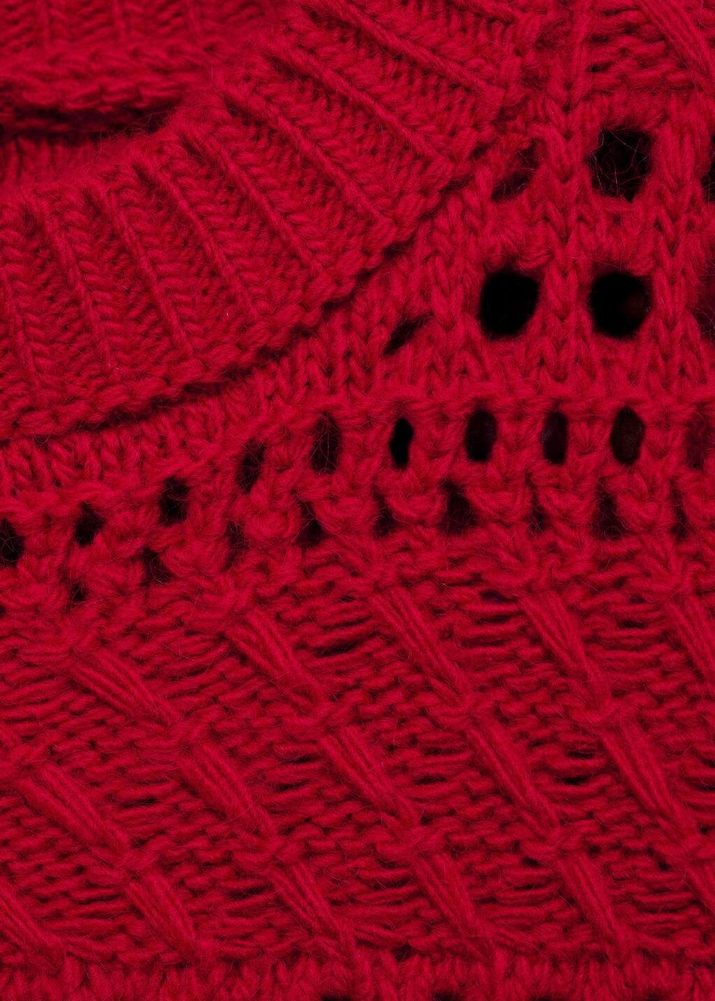 Red Work Knit Sweater, , large image number 2