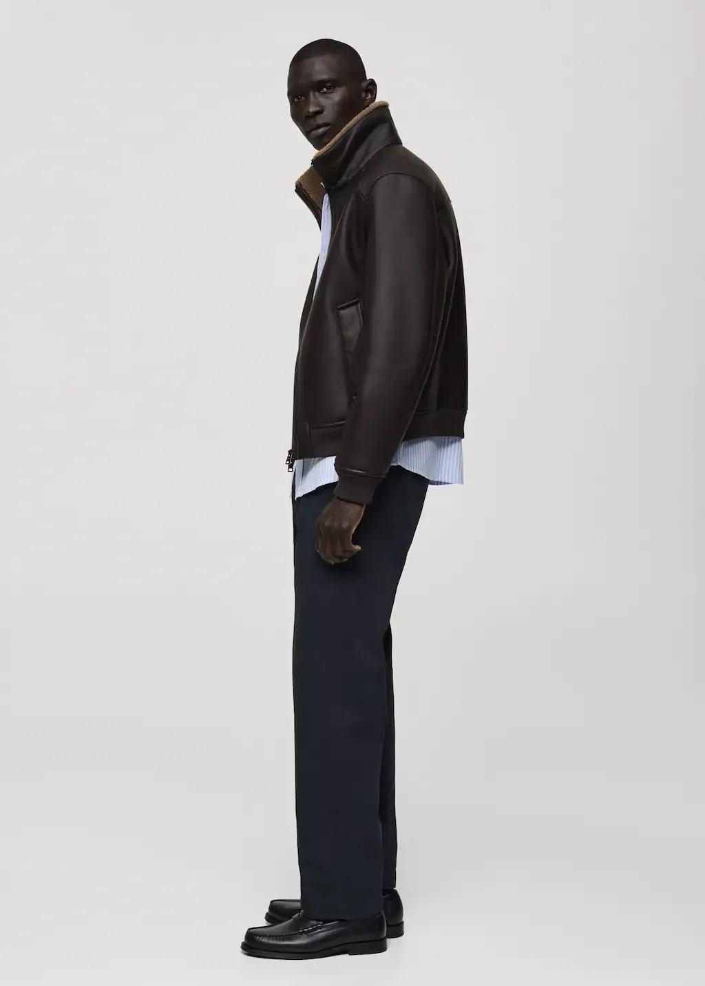 Navy Regular Fit Cotton Drawstring Pants, , large image number 2