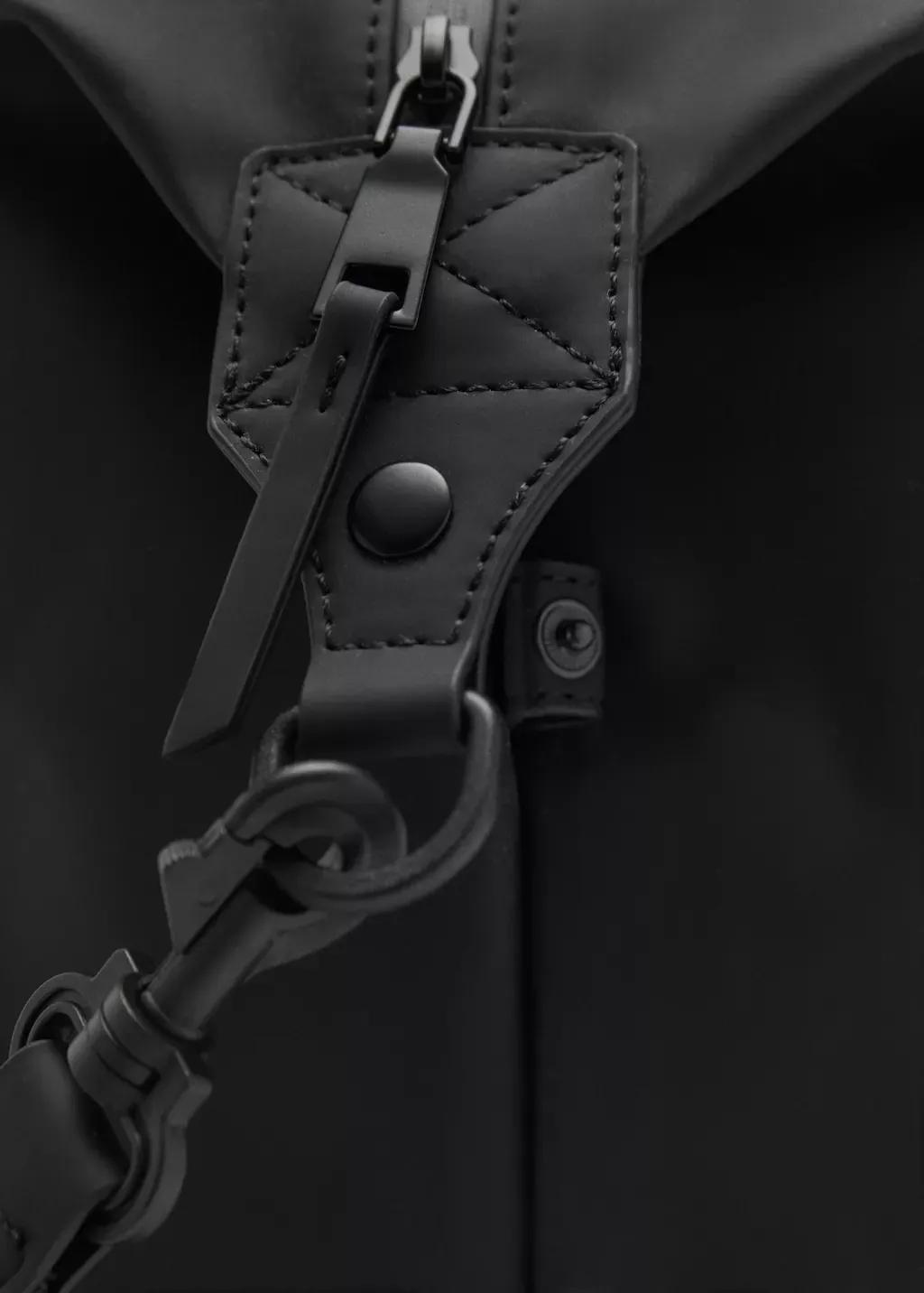 Black Plain Bowling Bag, Black, large image number 1