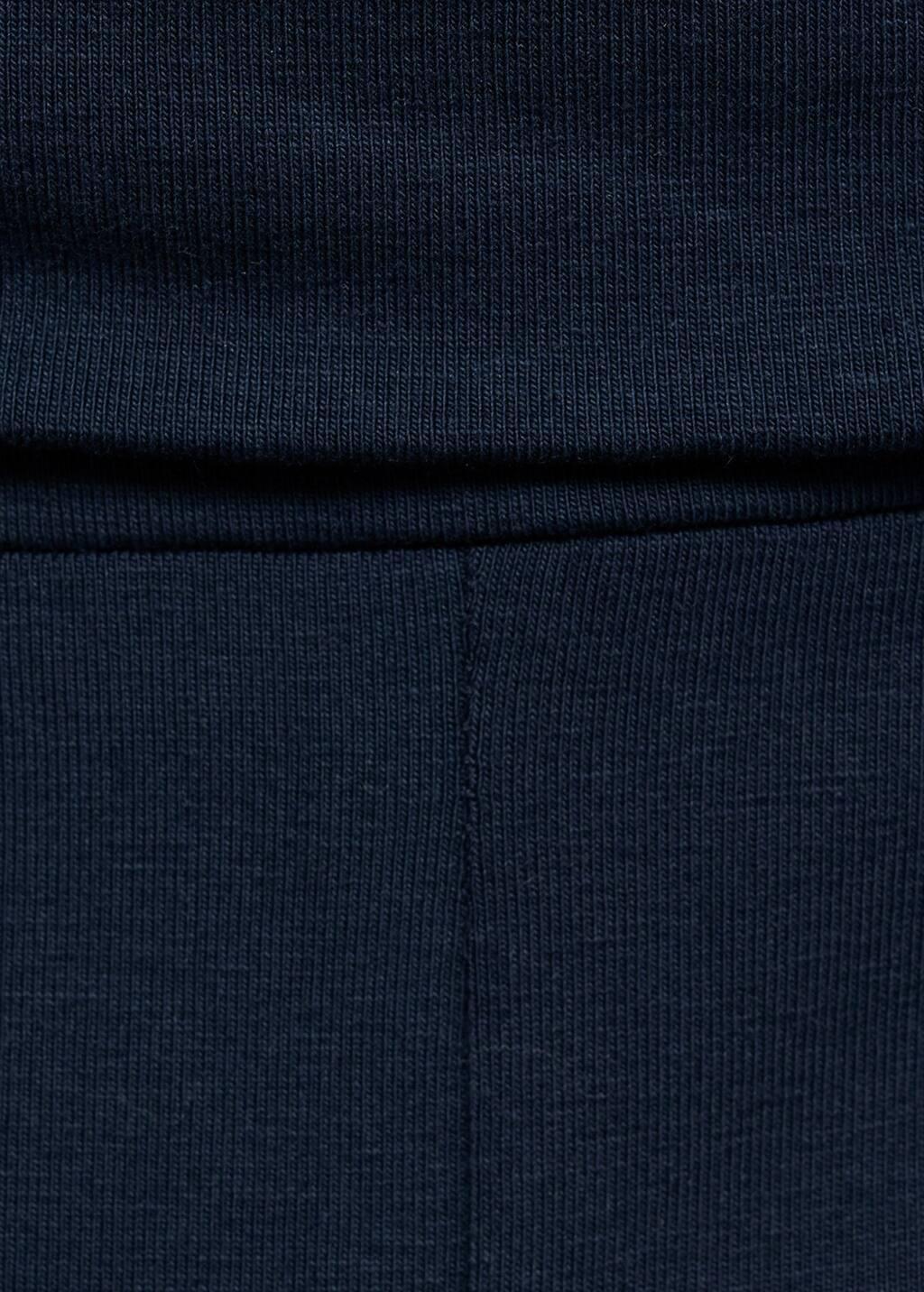 Navy Flared Leggings, Kids Girl, , large image number 1