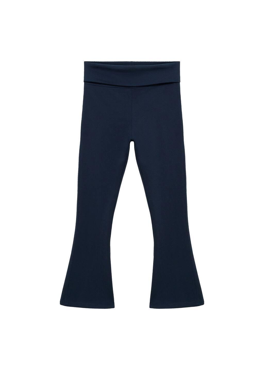 Navy Flared Leggings, Kids Girl, , large image number 3
