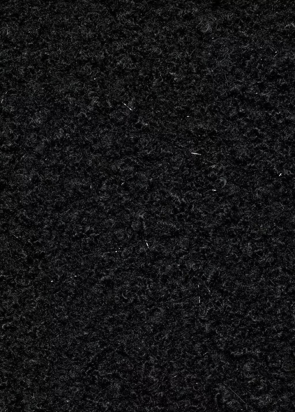 Black Shearling Effect Mini Skirt, , large image number 2