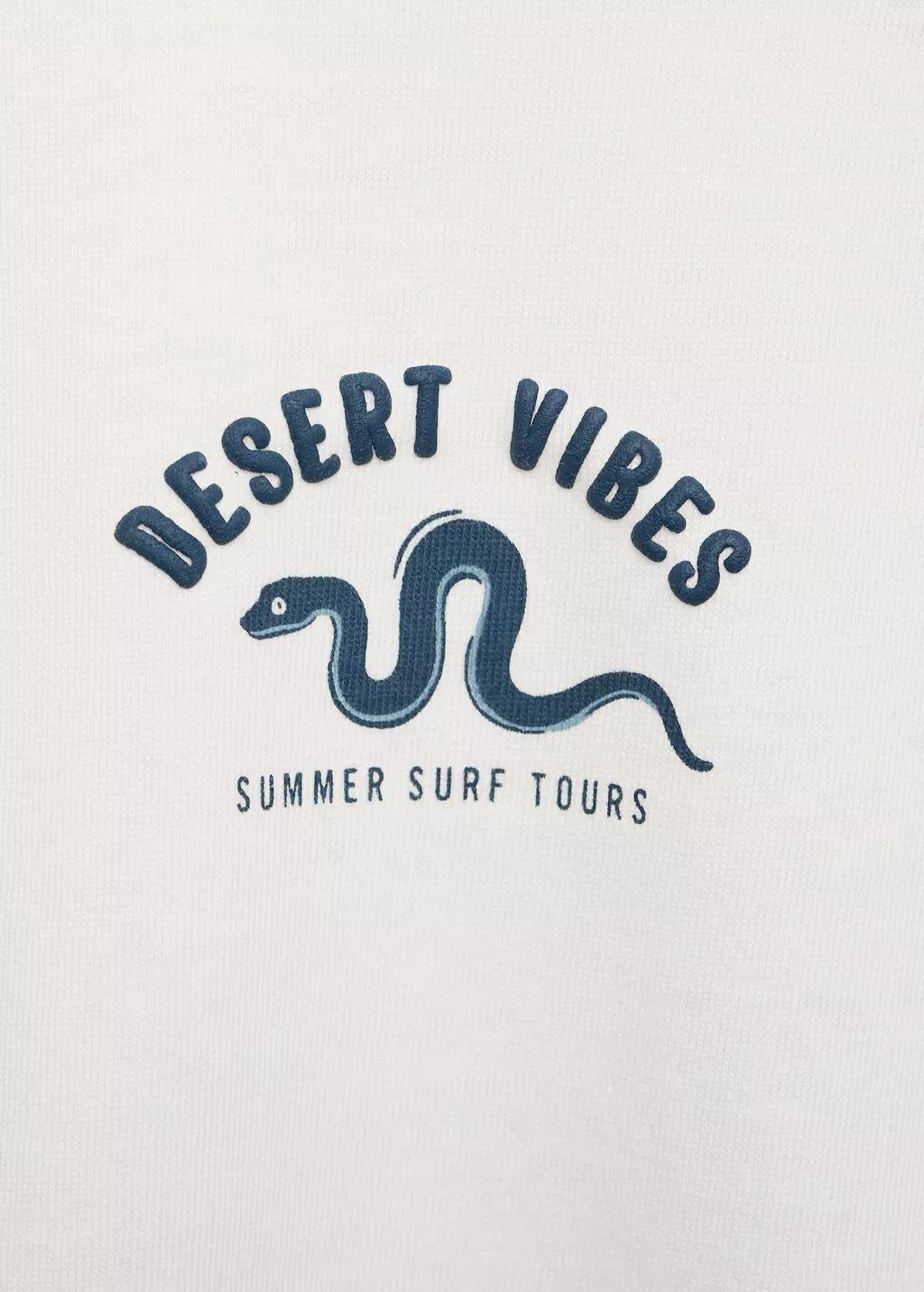 White Short-Sleeved Printed T-Shirt, Kids Boy, , large image number 2
