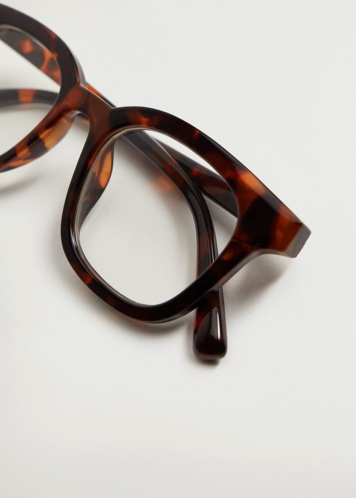 White Acetate Frame Glasses, Men, , large image number 0