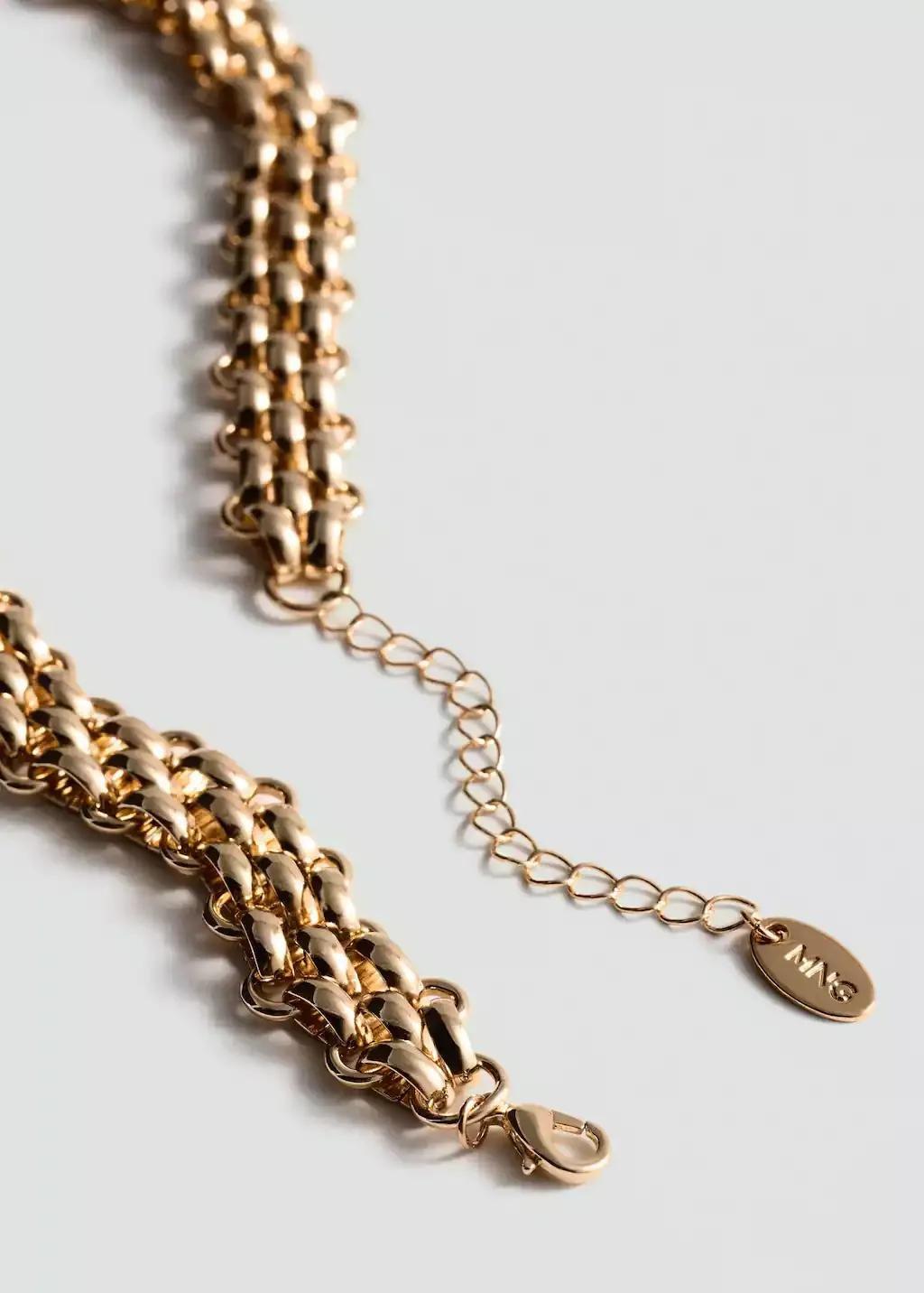 Gold Link Chain Necklace, Gold, large image number 0