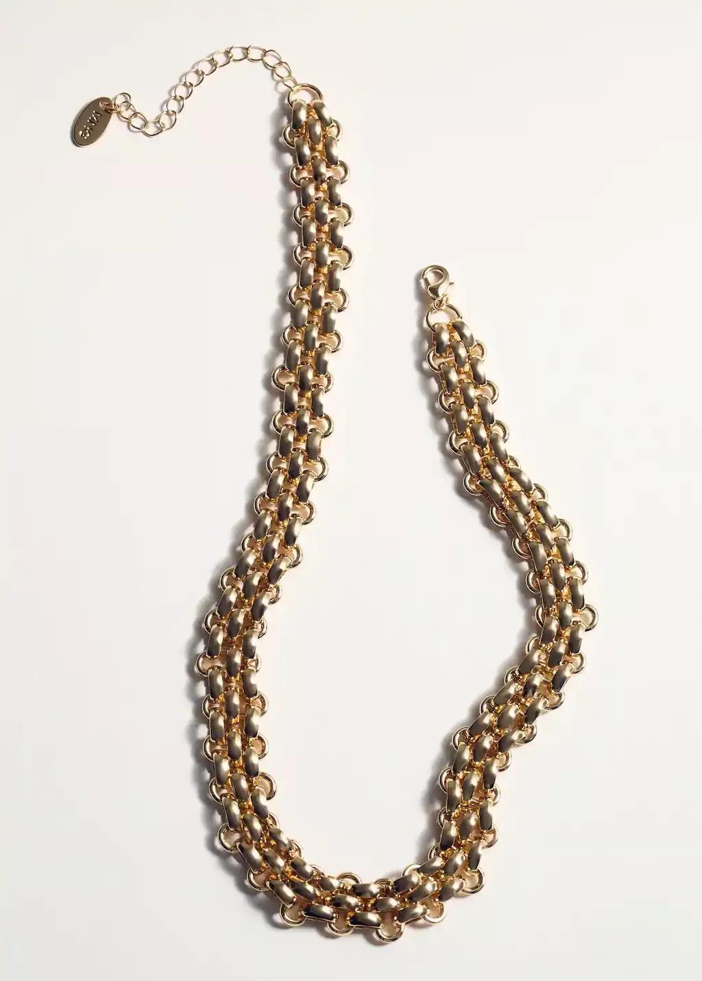 Gold Link Chain Necklace, Gold, large image number 1