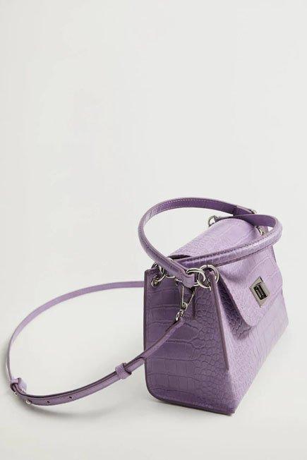 Pastel Purple Double Strap Flap Bag, Women, , large image number 1