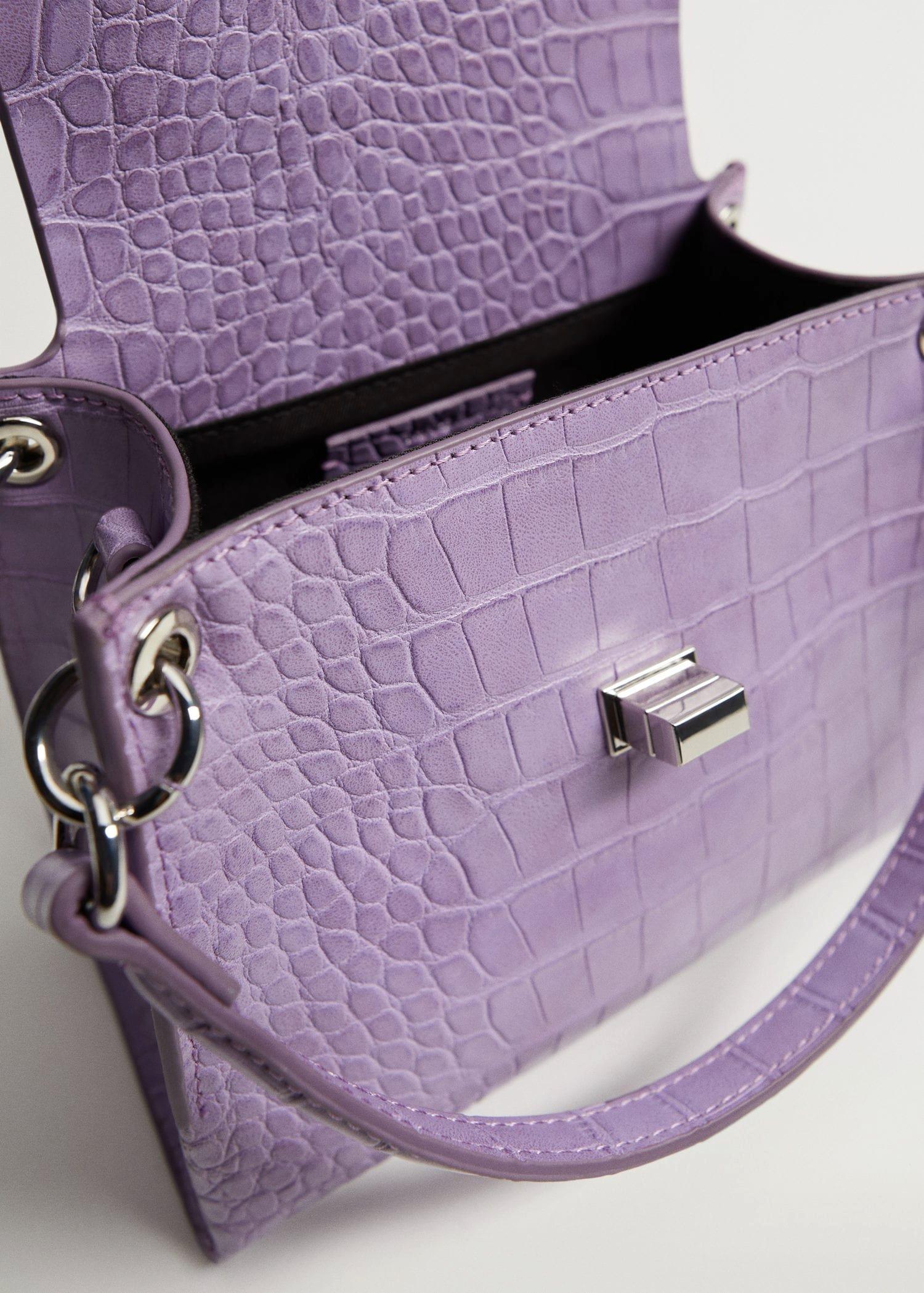 Pastel Purple Double Strap Flap Bag, Women, , large image number 2