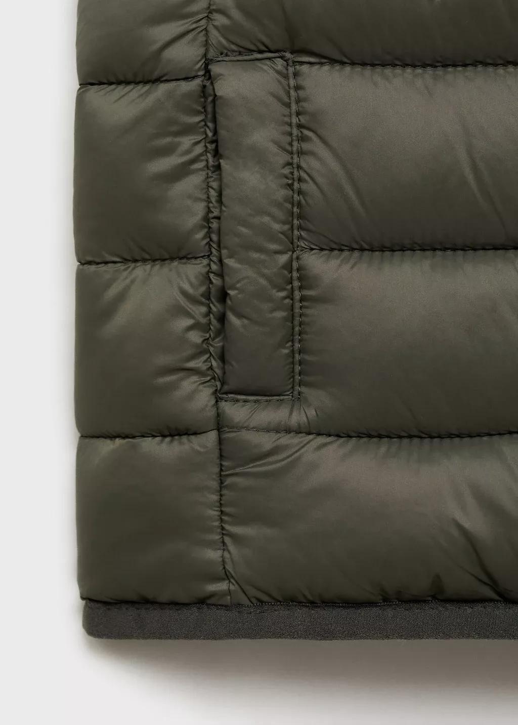 Khaki Quilted Gilet, Baby Boy, , large image number 2