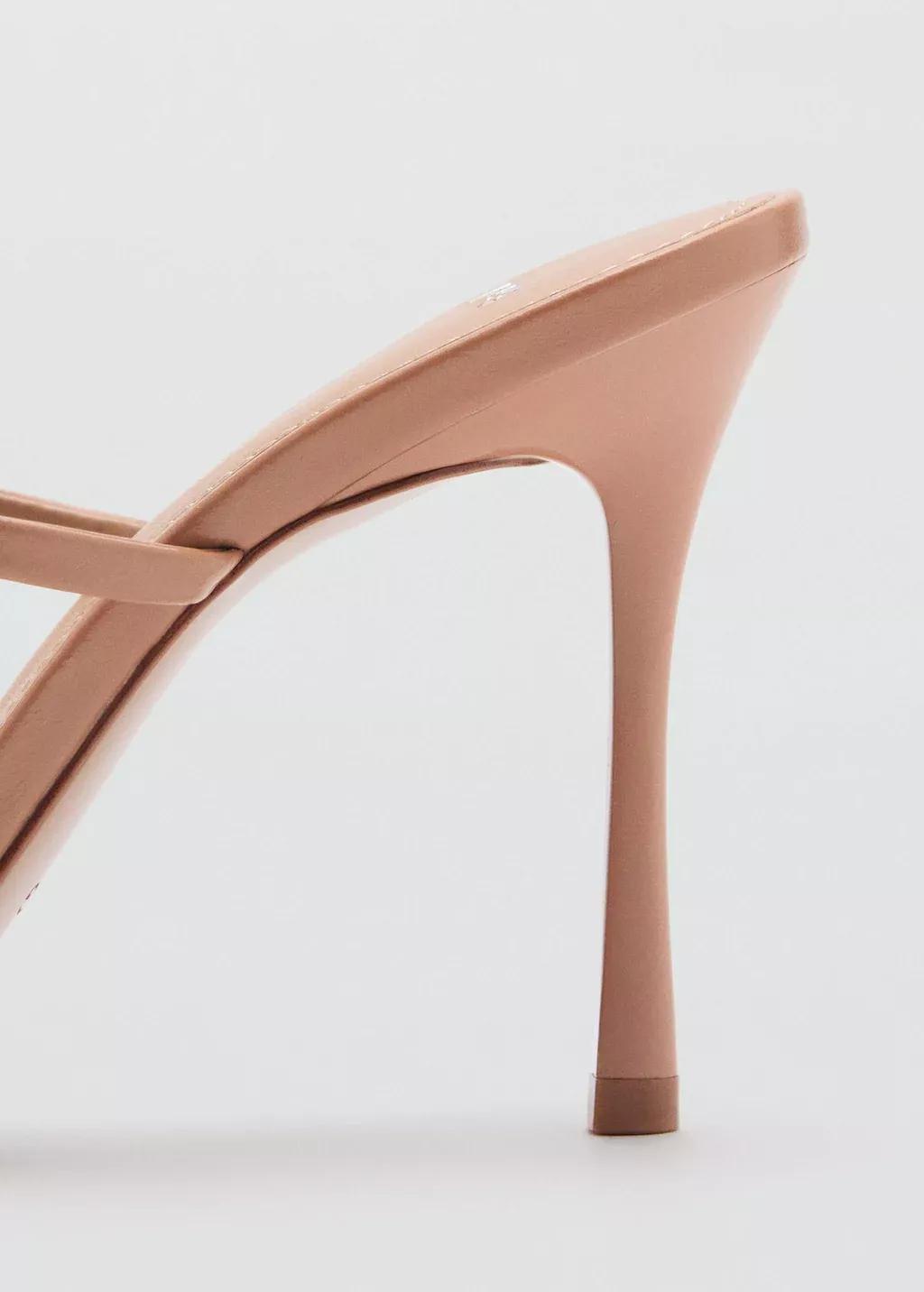 Pink Lt Pastel Strappy Heeled Sandal With Bow Detail, , large image number 2