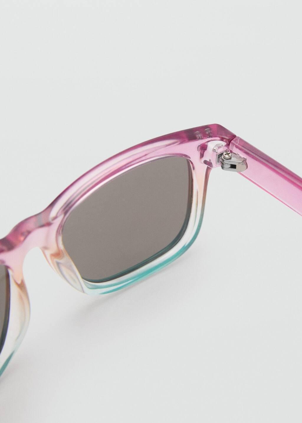 Turquoise Gradient-Frame Sunglasses, Kids Girl, Turquoise - Aqua, large image number 1