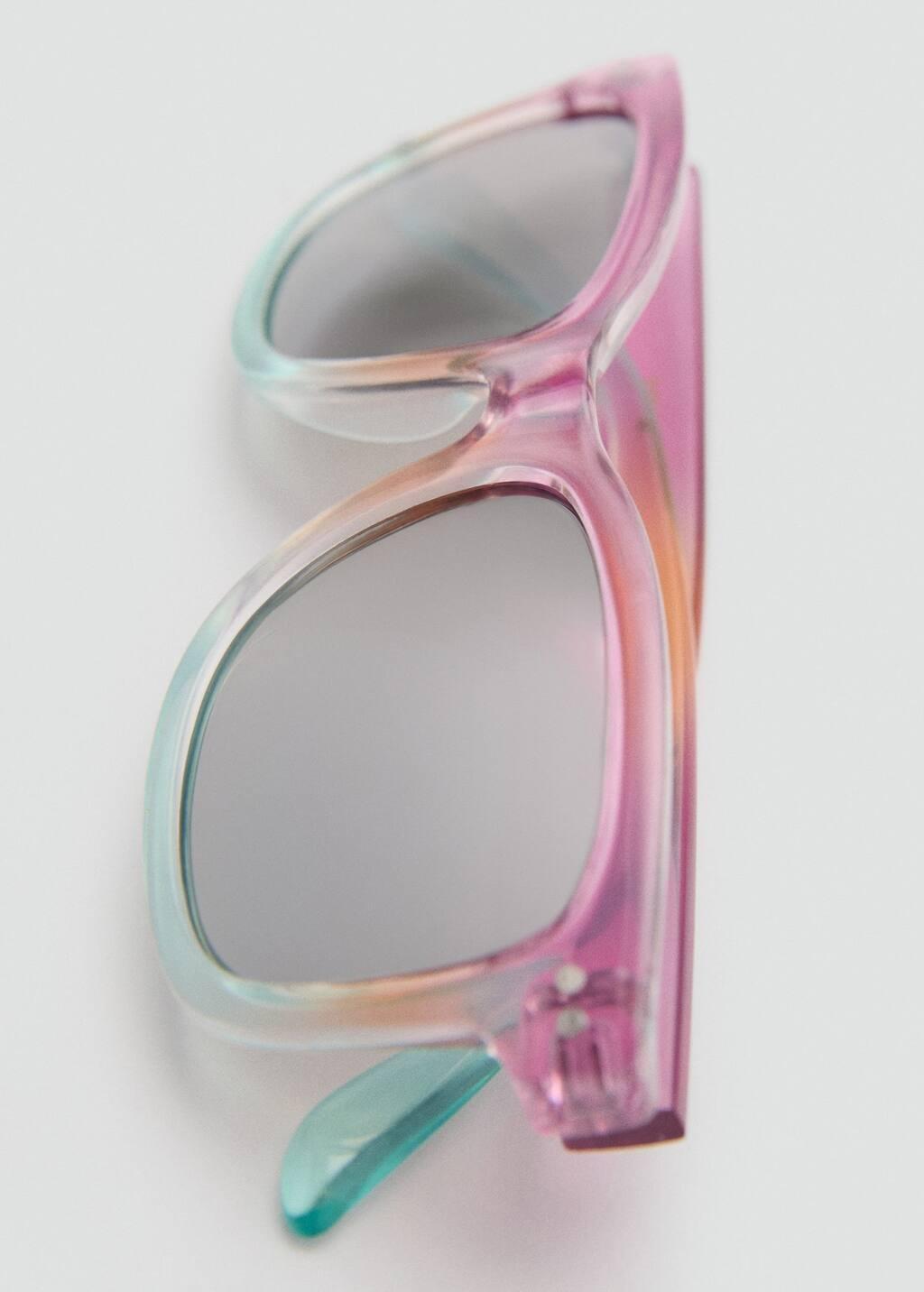 Turquoise Gradient-Frame Sunglasses, Kids Girl, Turquoise - Aqua, large image number 2