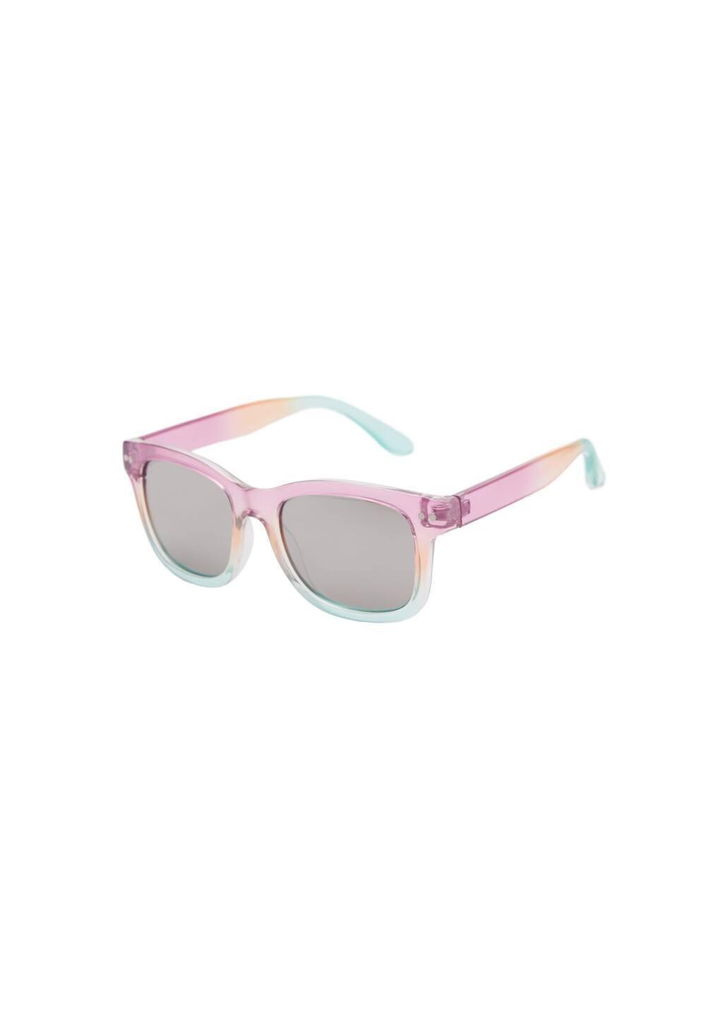 Turquoise Gradient-Frame Sunglasses, Kids Girl, Turquoise - Aqua, large image number 3