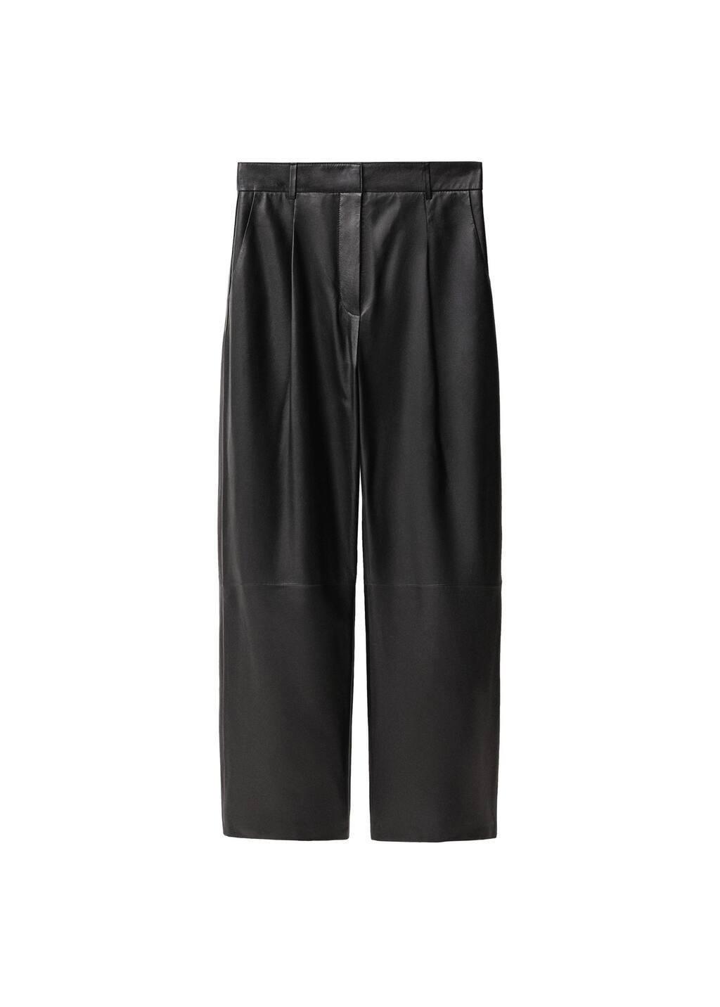 Black Plain Formal Trousers, , large image number 3