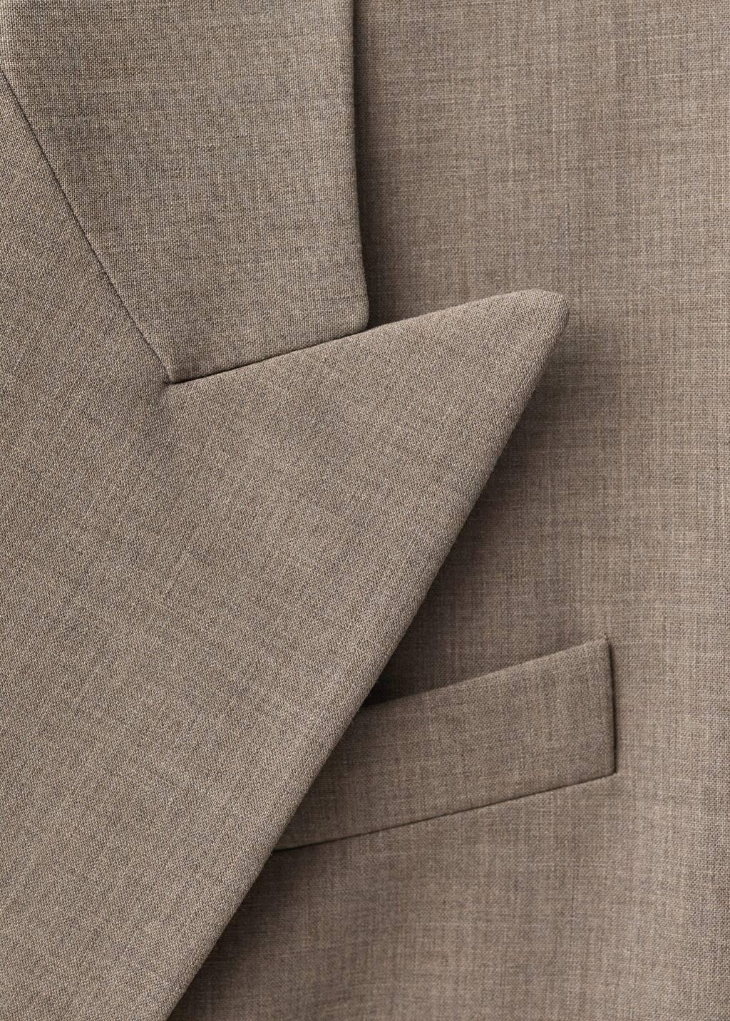 Brown Wool-Blend Suit Jacket, , large image number 2