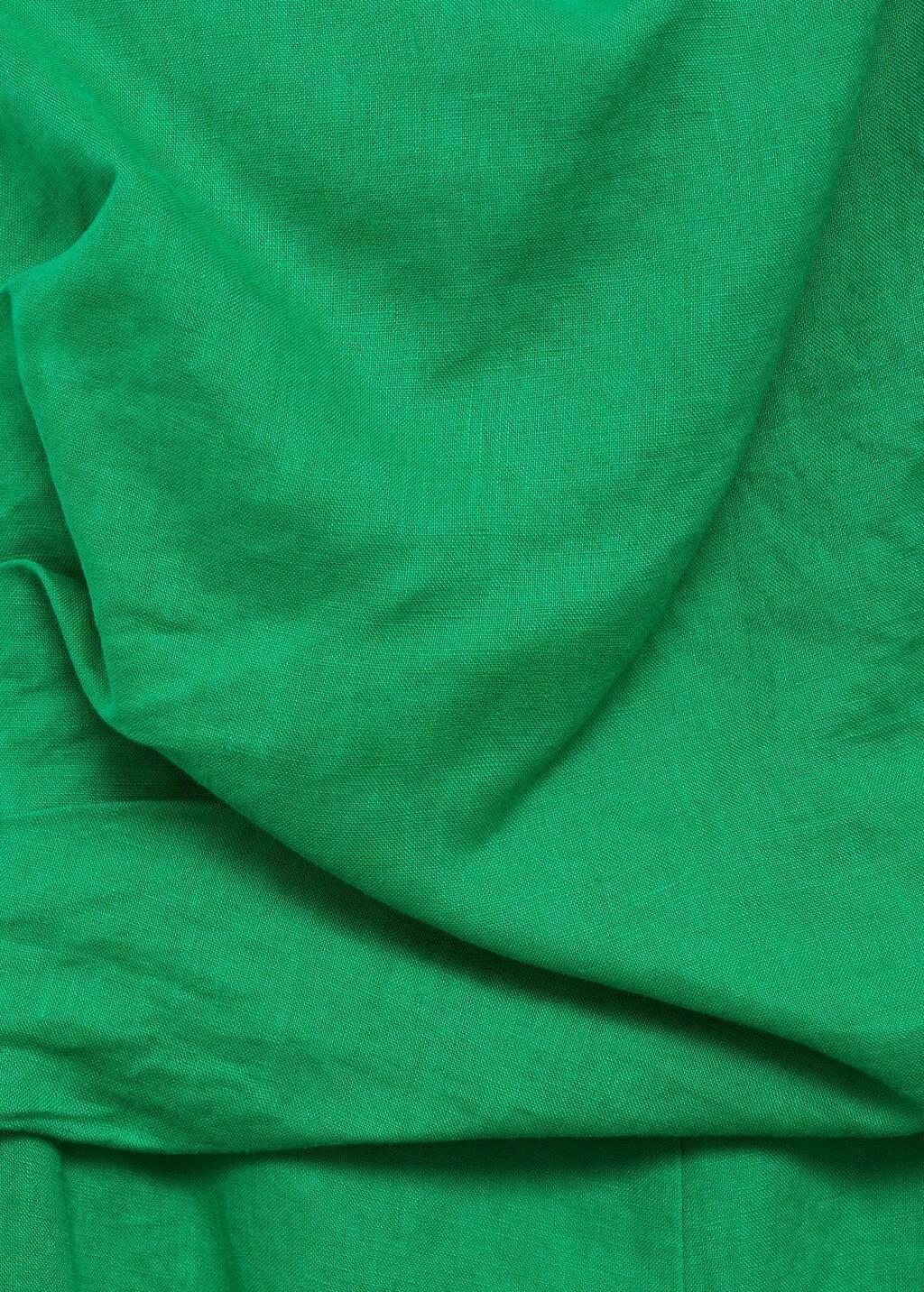 Green Asymmetric Linen Jumpsuit, , large image number 2