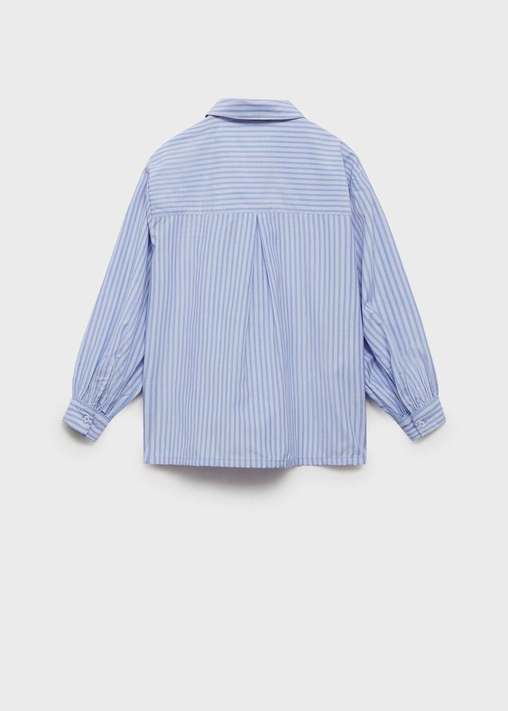 Blue Striped Shirt, Kids Girl, , large image number 1