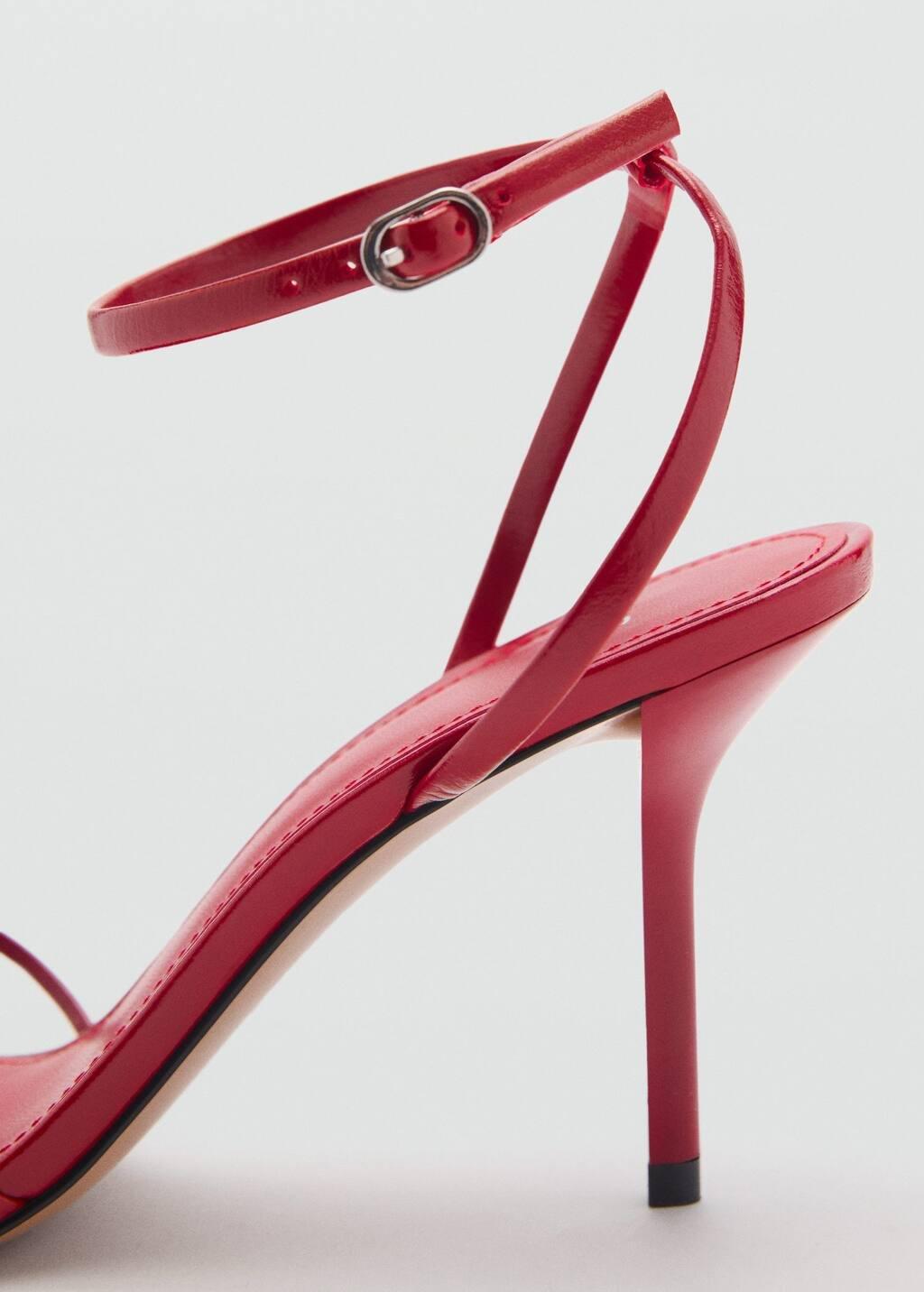 RED Strappy heeled sandals, , large image number 2
