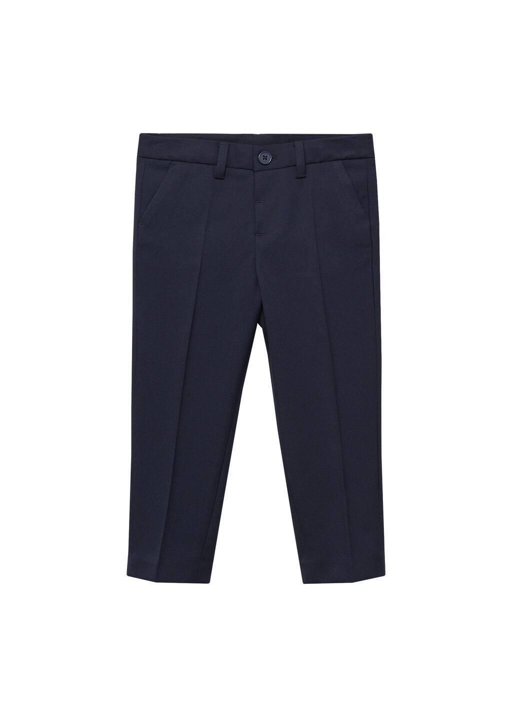 Navy Suit Trousers, Baby Boy, , medium