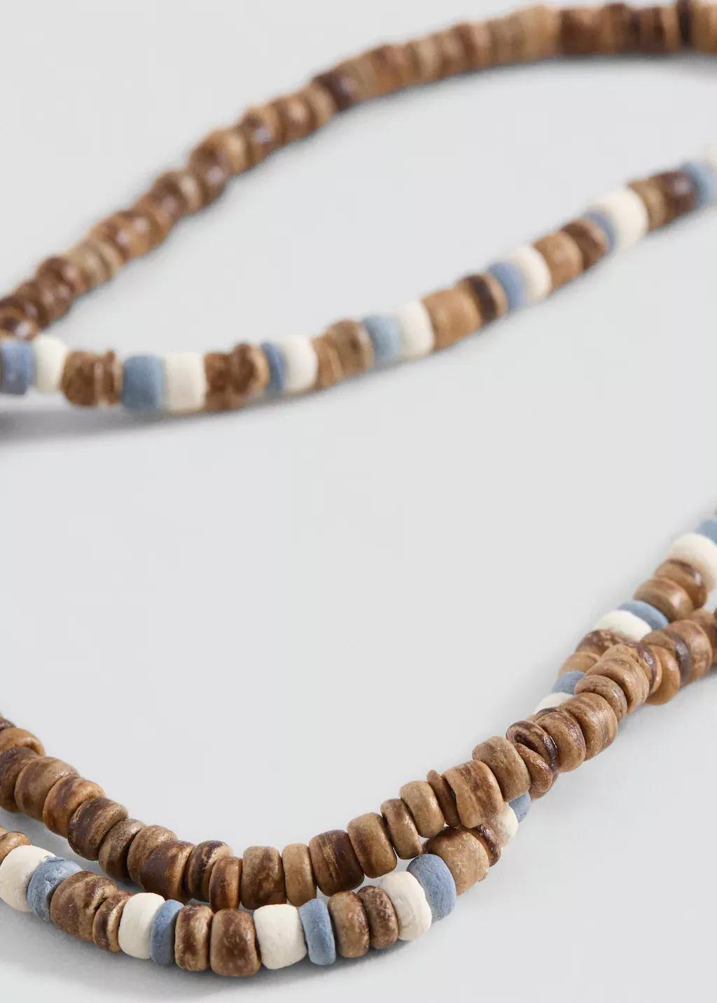 Brown Lt Pastel Combined Necklace Pack, Kids Boy, , medium