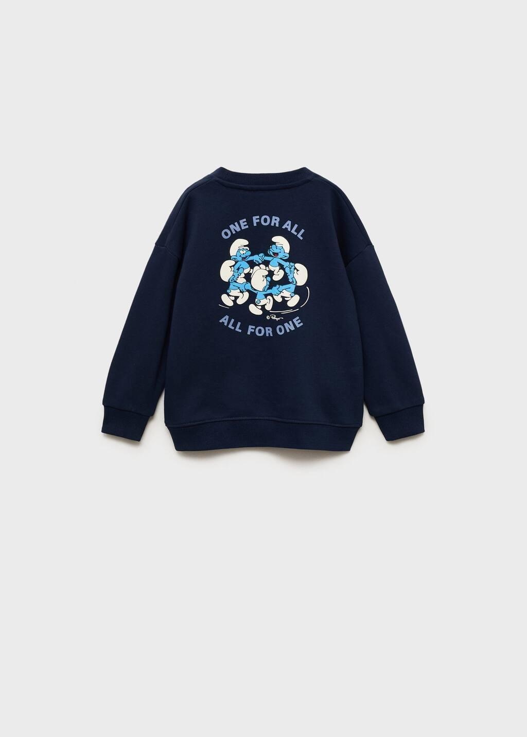Navy Smurfs Sweatshirt, Baby Boy, , large image number 1