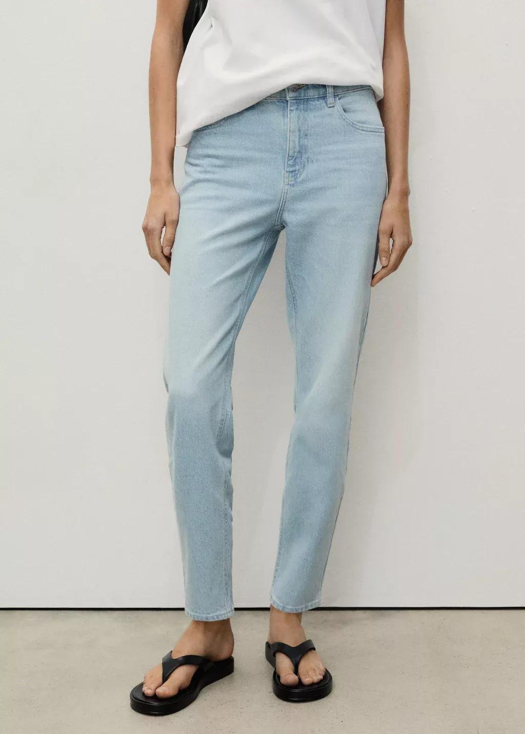 Blue Newmom Comfort High-Rise Jeans, , medium