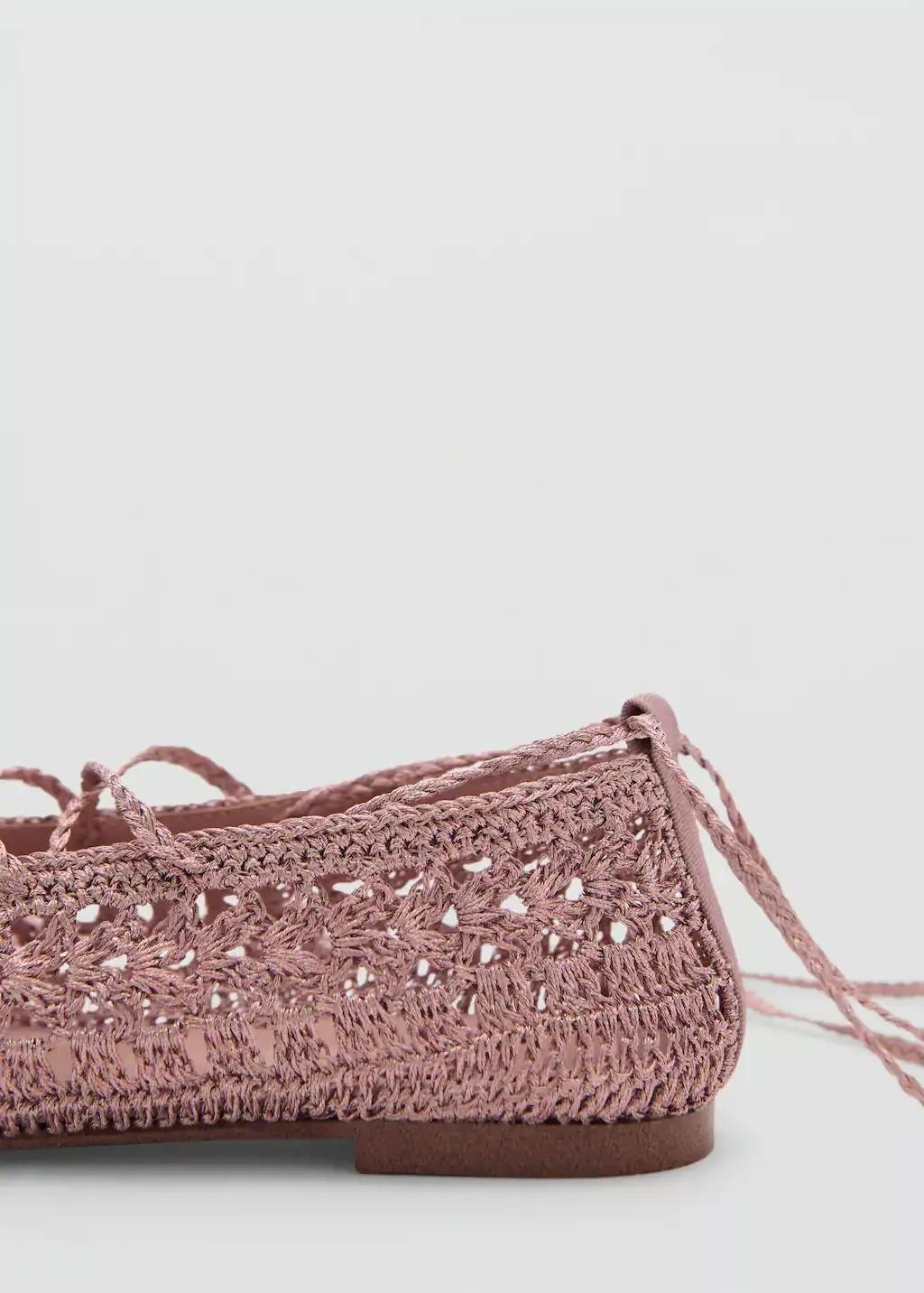 Pink Crochet Ballerina Strips, , large image number 2